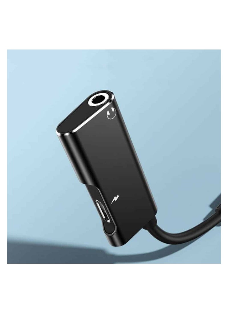 Yesido Cablu Adaptor Audio Yesido YAU22 Type-C la Jack Type-C Black  - Image 3