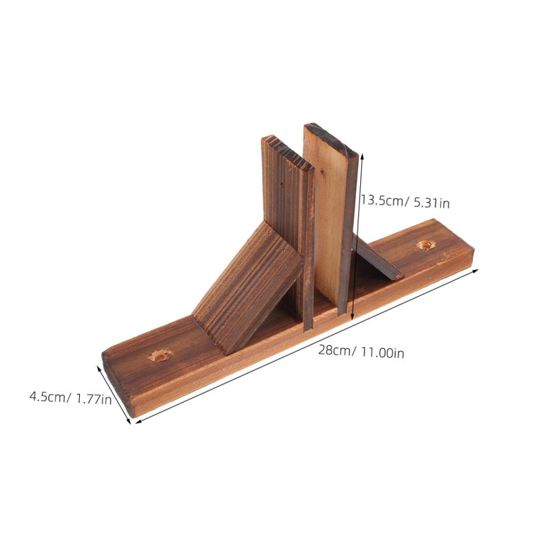 Wooden Fence Base Triangle Shelf Brackets For Garden Balcony Support Easy Install - Image 3