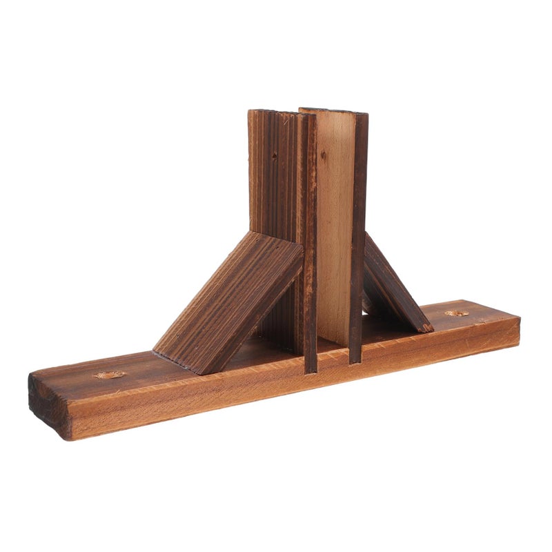 Wooden Fence Base Triangle Shelf Brackets For Garden Balcony Support Easy Install - Image 2
