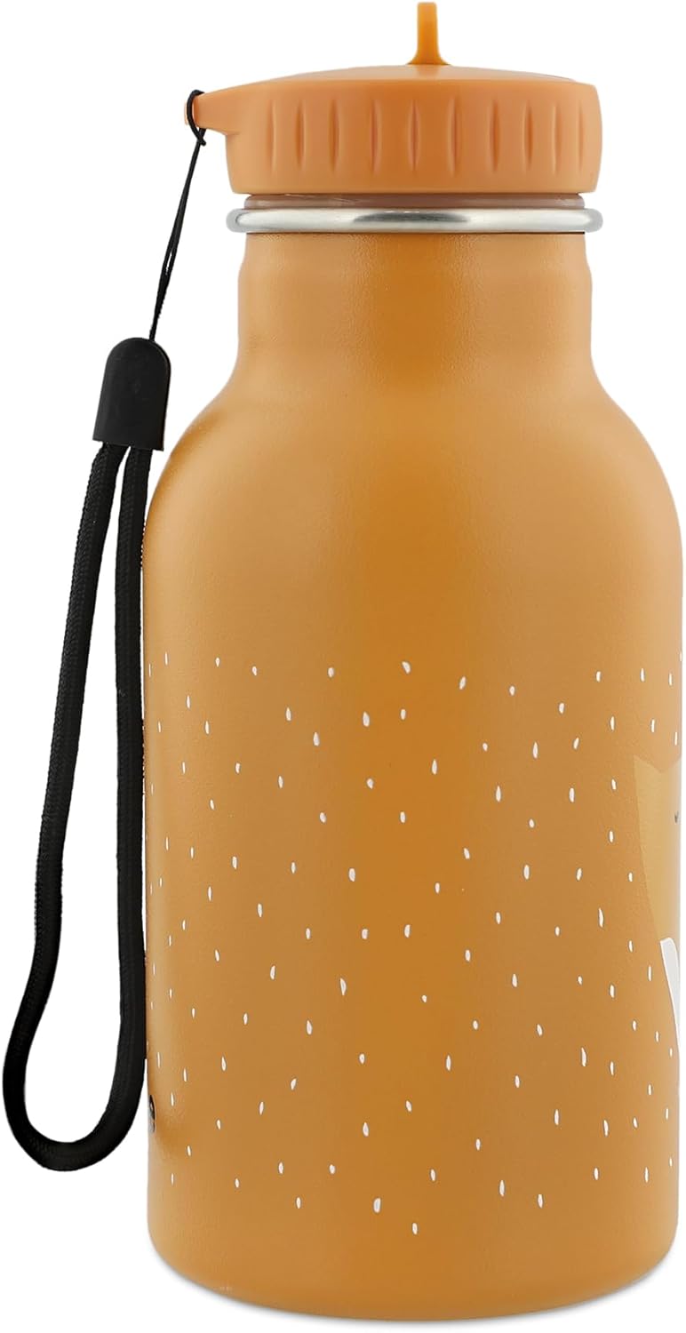 Trixie 350ml Stainless Steel Water Bottle - Mr. Fox Design - Image 3