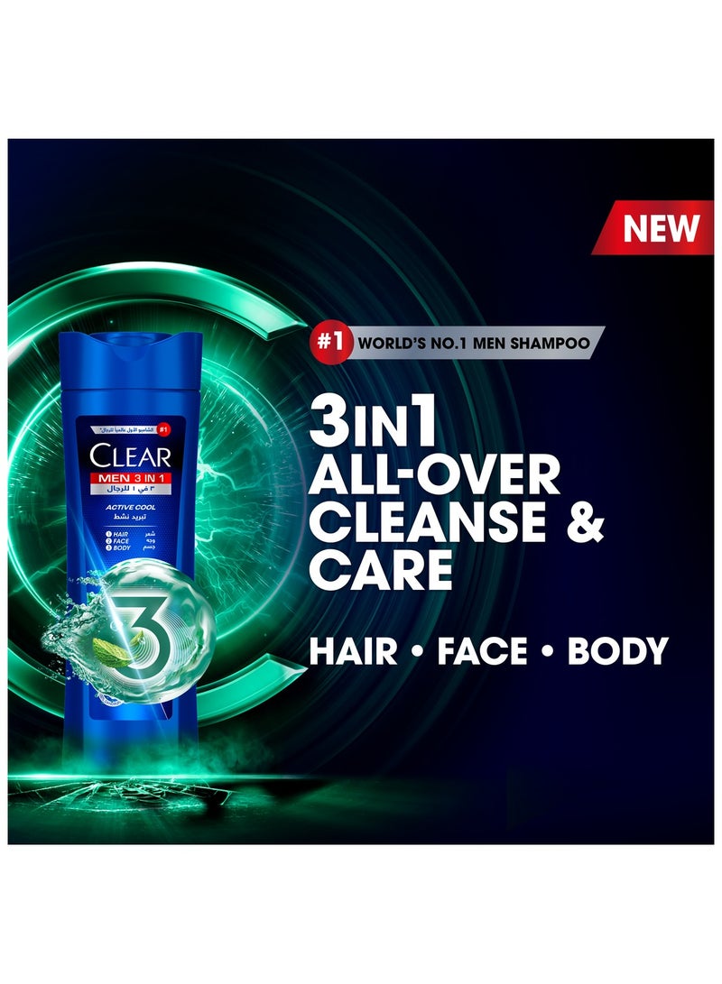CLEAR Anti Dandruff 3 In 1 Shampoo For Men - Image 3