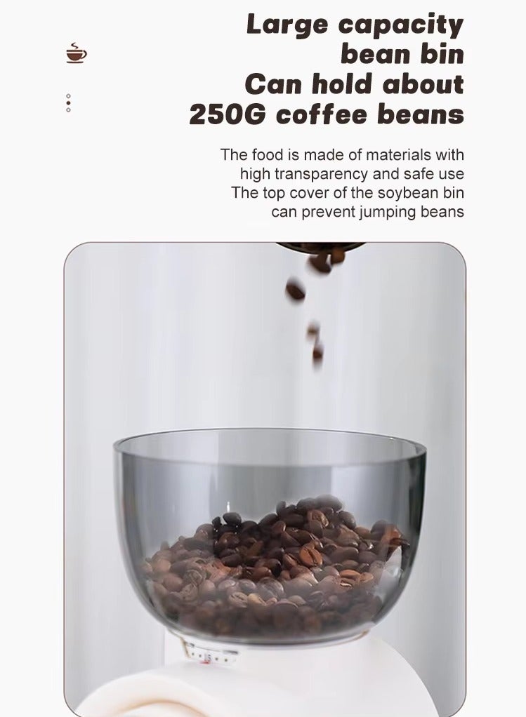 ET-LIFE 12-Cups Electric Coffee Grinder with 25 Gears Precise Settin, Stainless Steel Coffee Grinder, LCD Screen and Large Capacity for Turkish/Espresso/Mocha/Drip/Pour Over/French Press - Image 5