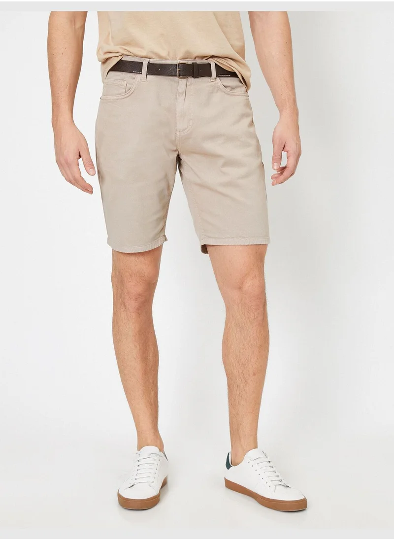 KOTON Pocket Detailed Shorts Slim Fit