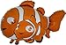 GRABO 37 Inch Clown Fish Shaped Foil Balloon - Image 3
