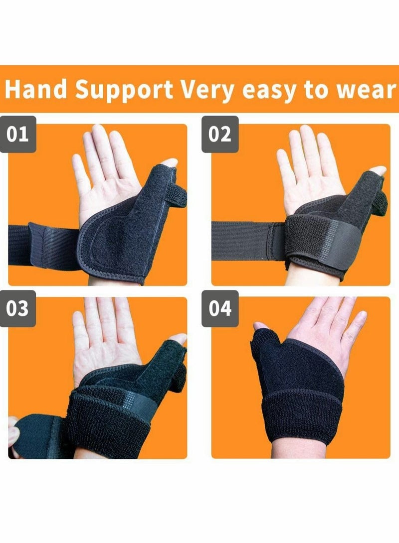 KASTWAVE Wrist Brace for Carpal Tunnel, 1 Pack Adjustable Thumb Wrist Support Brace for Sports Protecting/Tendonitis Pain Relief, Splint Wrist Brace Day Night Support for Women Men - Image 3