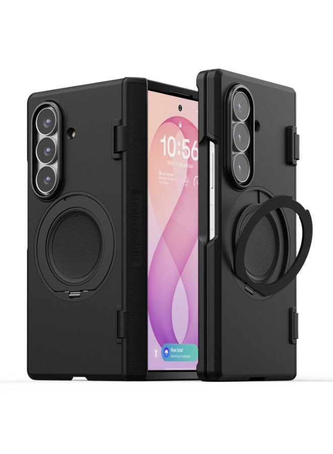 Quickstand Pro Samsung Galaxy Z Fold 8 Ultra Case Cover (MagSafe Compatible) with Rotating Magnetic Stand - Black