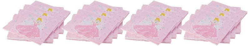 Party princess print party napkins set, 33 x 33 cm, 866228/12 multi color set of 12 - Image 1