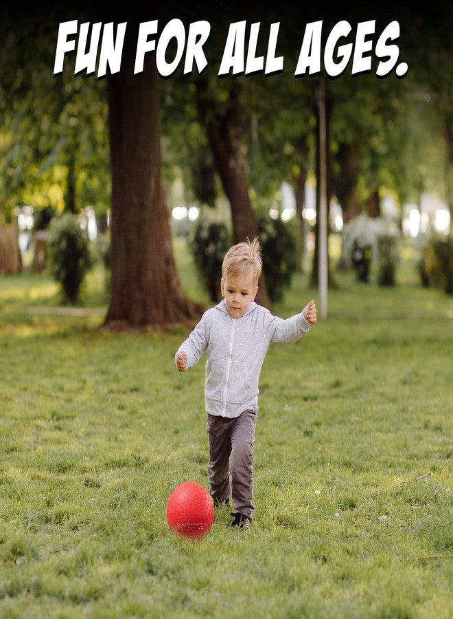 New Bounce Dodgeball Balls - (Heavy Duty - 400 GRAM) Set of 4 PG8 Dodge-Ball Balls for Kids and Adults, 8.5 Inch Official Size for Dodgeball and Handball - Perfect for Camps and Schools - Image 5