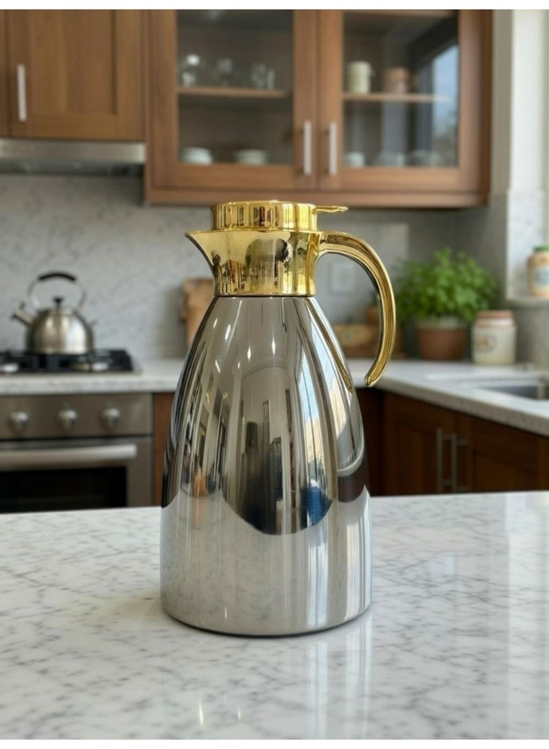 Lavin vaccum Flask 1.5L/Premium 304 Stainless steel inner/ Double wall Insulated thermos/Long heat retention/Hot&Cold/HB - Image 2