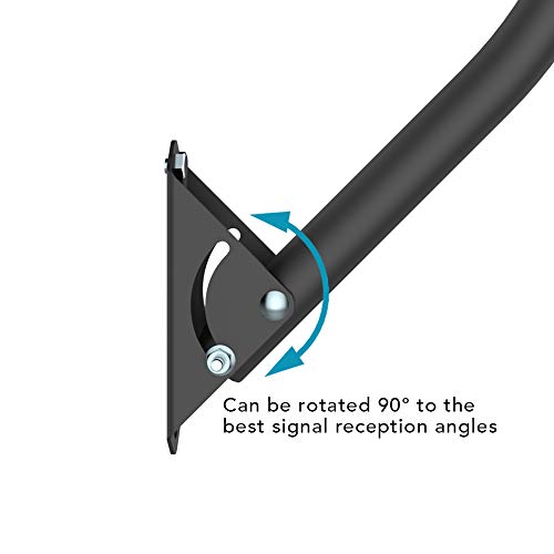 ANTOP Adjustable Attic Antenna Mount - Outdoor TV Antenna Mounting Pole Universal Mount Brackets - Easy Installation, Solid Structure, Weather Proof - Image 4