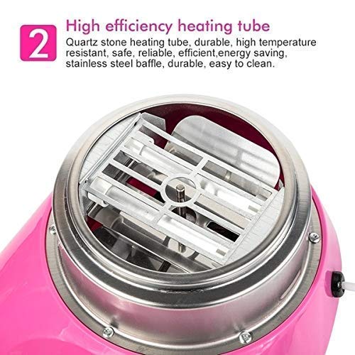 NESTIC Cotton Candy Maker, Mini Sweet Automatic Cotton Candy Machine Hard and Countertop Floss Maker Home DIY Sweets Makers for Kids - Image 5