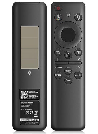 BN59-01432A Solar Voice Remote Replacement for Samsung Smart TVs | Compatible with Neo QLED, S90D, 8K HDR, UHD Models | Bluetooth Connectivity | Rechargeable via Solar & USB-C | Eco-Friendly | VG-TM2360E 2023 Version | Sleek Black Design | Fast Pairing - pzsku/ZBAAB016D98B1A4040A47Z/45/1744710179/5384fd20-f458-4908-8d74-32b26a9867c3