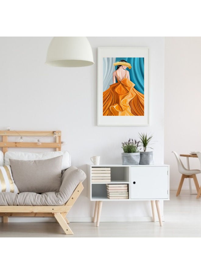 نيبمينينت لوحة زيتية على قماش الكانفاس لديكور الحائط والمنزل يمكنك لصقها بنفسك متعدد الألوان - Image 2