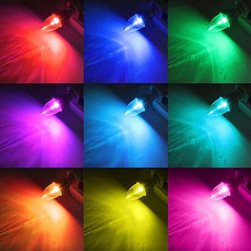 كلاراكو مصباح شمعة RGB، E14 3 واط RGB LED متغير اللون مصباح شمعة مصباح مسرح ديسكو للحفلات مع جهاز تحكم عن بعد للمنزل والبار والحفلات KTV إضاءة أجواء (E14) - Image 4