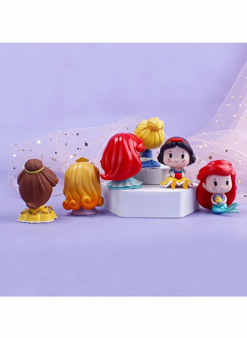 Sparklepals مجموعة تمثال أميرات ديزني مكونة من 6 قطع - Image 5