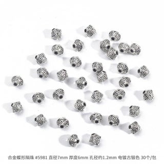 Hot Selling Antique Silver Alloy Butterfly Spacer Beads DIY Jewelry Accessories Necklace Connectors Pendant Charms 02 butterfly spacer bead diameter 7mm thickness 6mm plating ancient silver 30 - pzsku/ZBAAB3B167A5AB6933C55Z/45/1746218212/a02fdb4d-972f-46ad-8eca-153ea222ae86