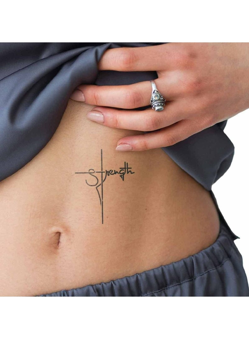 Le Inka Temporary Tattoos Water-Permeable Breathable Long Lasting Lasts 1-2 Weeks Premium Plant-Based Men & Women Strength