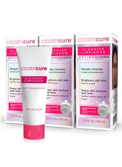 CICATRICURE Cicatricure Antimanchas Face Wash AHA  PHA Facial Cleanser Deeply Cleanses Exfoliates  Helps Brighten Dull Skin Lactic  Salicylic Acid Face Wash Paraben  Sulfate Free  5 Fl Oz Pack of 3 