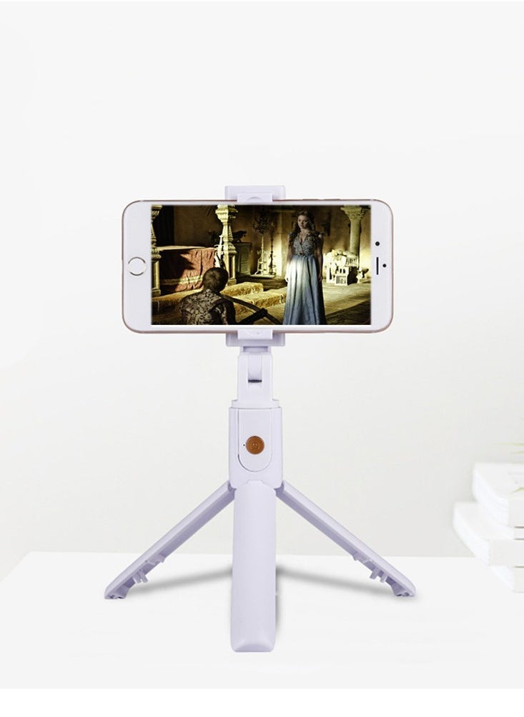 Raxoom K07 Selfie Stick Remote Control Integrated Tripod Rotate Click Compact Size One Key Compatible With Multi-size Gear Design Clamp Selfie Stick - Image 3