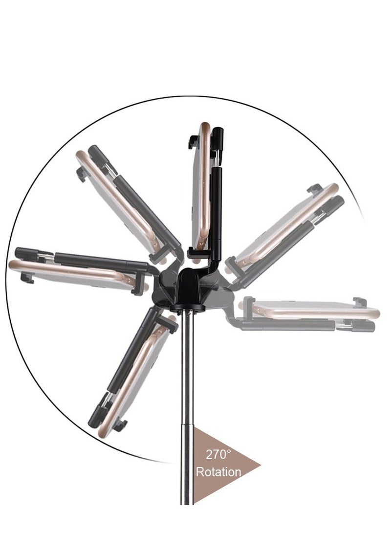 Raxoom K07 Selfie Stick Remote Control Integrated Tripod Rotate Click Compact Size One Key Compatible With Multi-size Gear Design Clamp Selfie Stick - Image 2