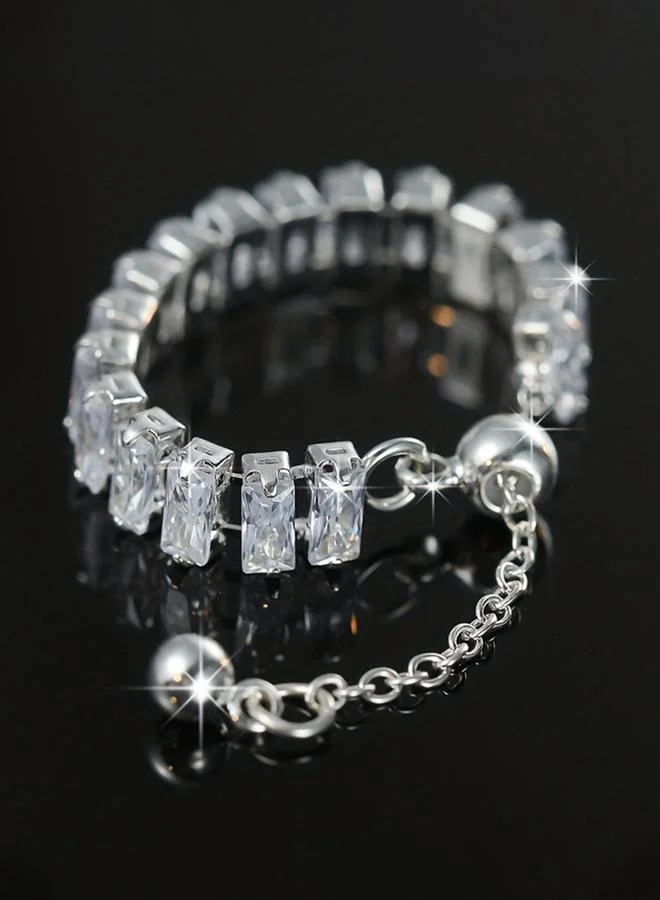 تايك تو خاتم بسلسلة كريستال لامع