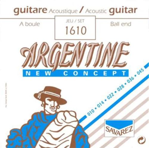 Savarez Strings set Argentine Extra Light ball end Accordion Accessory (1610) - Image 1
