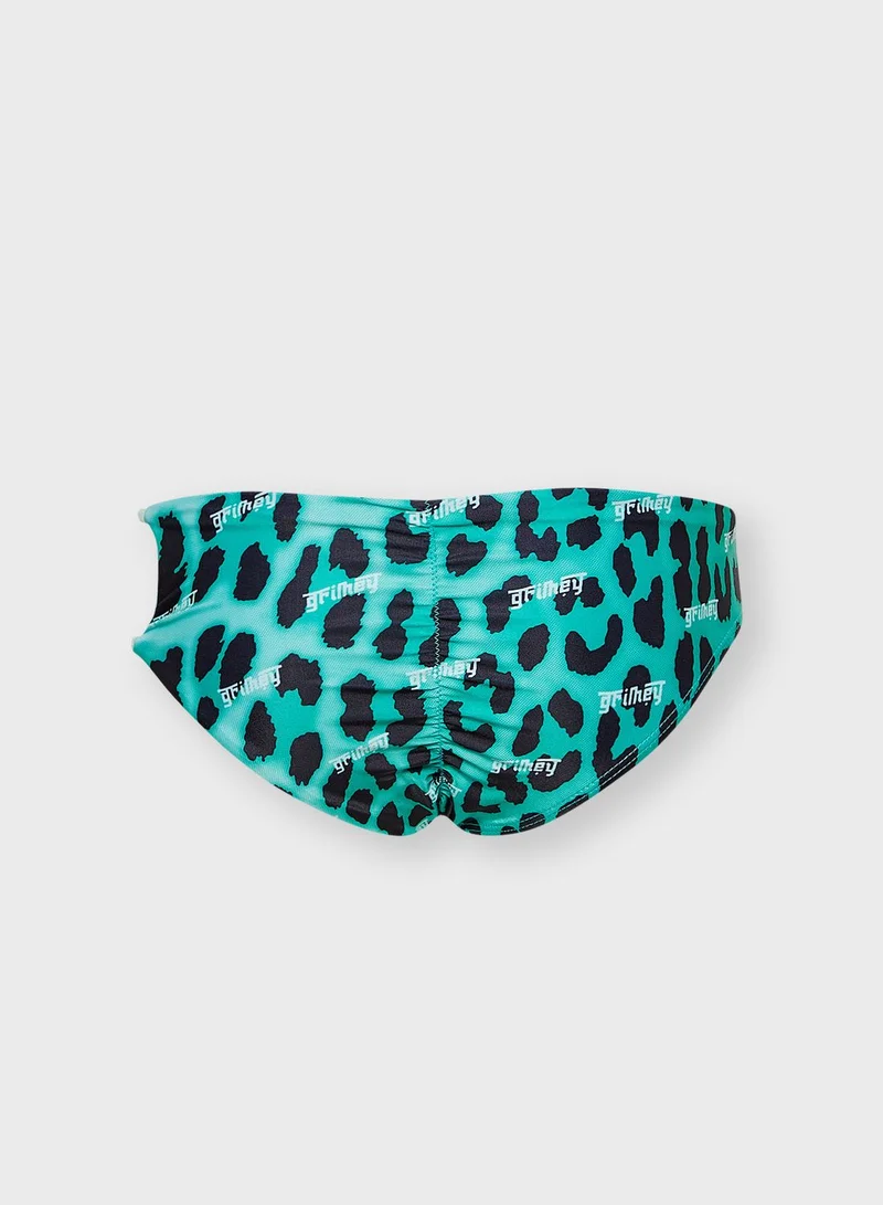 Grimey Yanga Leopard Bikini Bottom