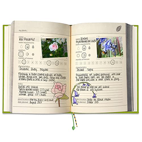 Suck UK My Gardening Journal - Gardening Handbook - Garden Planner - Garden Diary - Plant Lover Gifts - Birthday Gifts For Women - Cool Gifts For Gardeners - Record Book - Hardcover Blank Notebook - Image 3