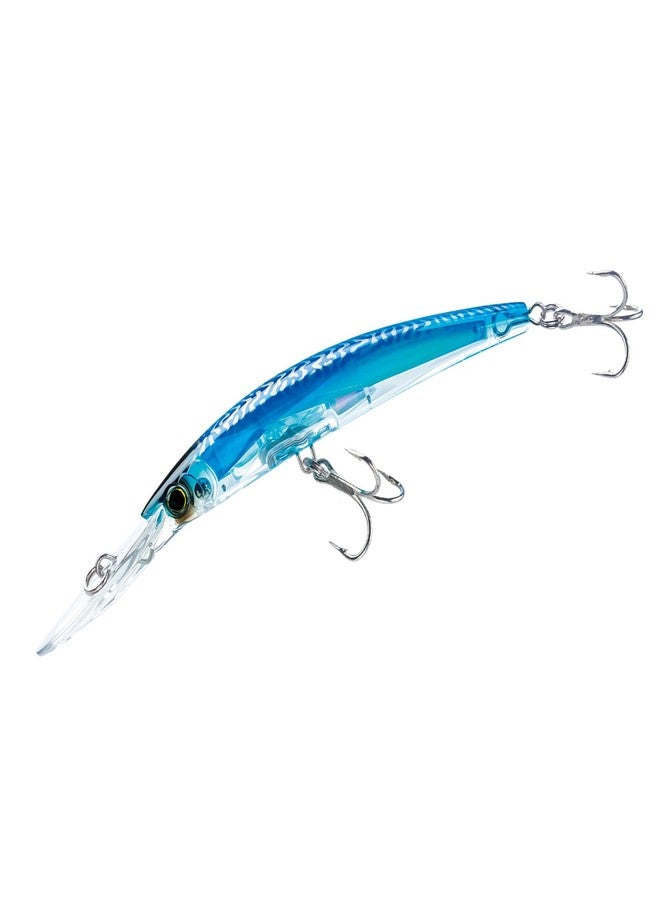 دويل طعم صيد السمك ثلاثي الأبعاد من نوع Yo-Zuri Crystal Minnow Deep Diver، لون النمر الأزرق، 6 بوصات - Image 1