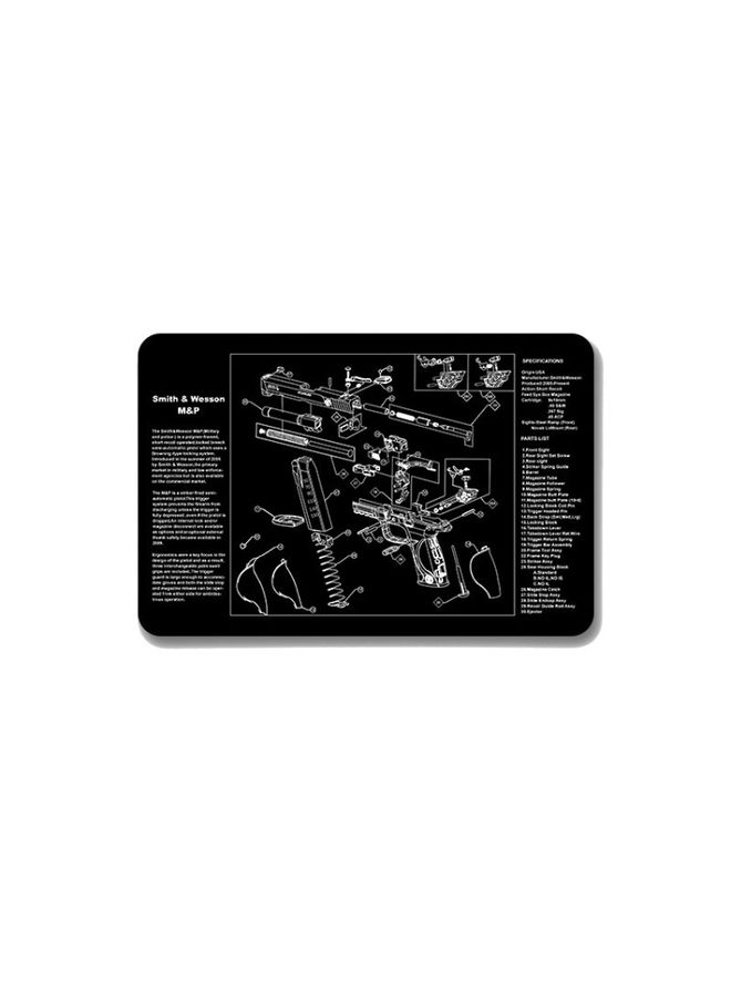 BURAQ 2 PCS Heat Transfer Non-Slip Single-Sided Office Gaming Mouse Pad 2mm(SPS-SmithWessomM&P)  - Image 2