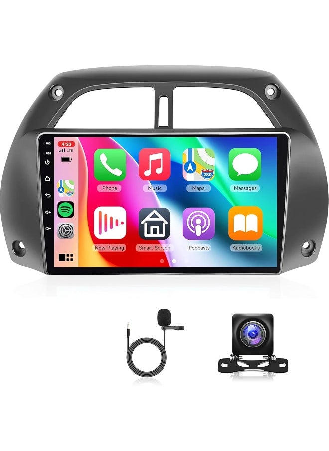 Vierex Android Car Stereo For Toyota RAV4 2001-2006 With Apple Carplay Android Auto Wireless WiFi DSP AHD Camera Included Fast Interface (2+32GB Carplay)  - Image 1