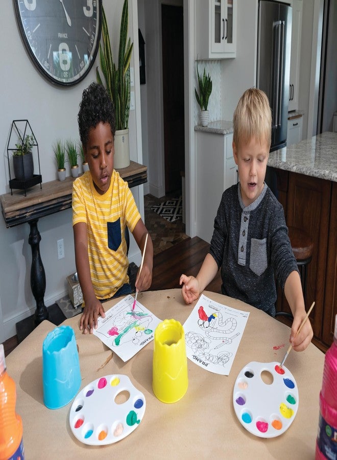 Prang Paint for Kids Tempera Washable Ready to Use Nontoxic Safe 8 oz Single Easy Pour Bottle (Orange) - Image 3