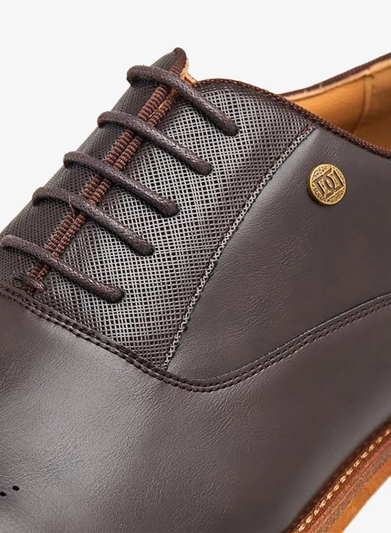 DUCHINI Brown Men Lace-Up Oxford Shoes for Men | Best Price UAE