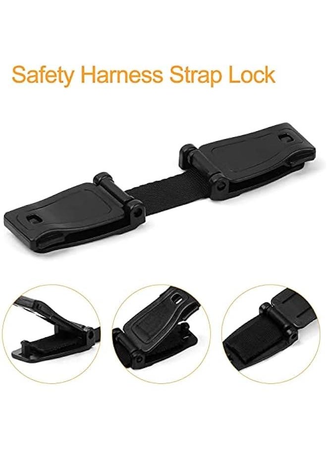 Gonice 2 Pack Car Seat Anti Escape Harness Chest Clip, Safety Strap Prevent Children/Kids Taking Their Arms Out of Child Car Seat/High Chairs/Strollers/Baby Reins  - Image 3