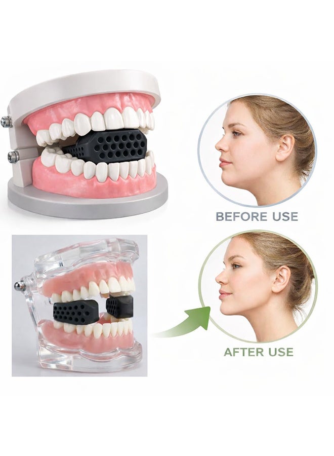JIAROU Jaw Exerciser,Double Chin Reducer,Facial Yoga for Skin Tighten Firm,Face Exerciser& Jawline Shaper, Jaw Trainer,Suitable for Beginners,Facial and Neck Exercise for Women and Men (6pcs) - Image 2