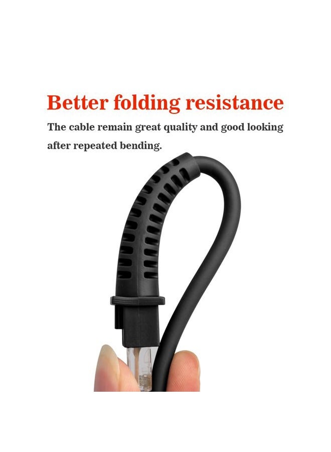 VOTTAN RS232 Barcode Scanner Serial Cable Compatible with Datalogic QD2131, QD2430, GD4400, GD4590, GPS4490 (3M / 9FT Coiled RS232 Port) - Image 3