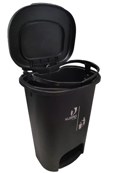 Kleeno Cello Kleeno Plastic Pedal Garbage Dustbin 50 Ltr Black - Image 3