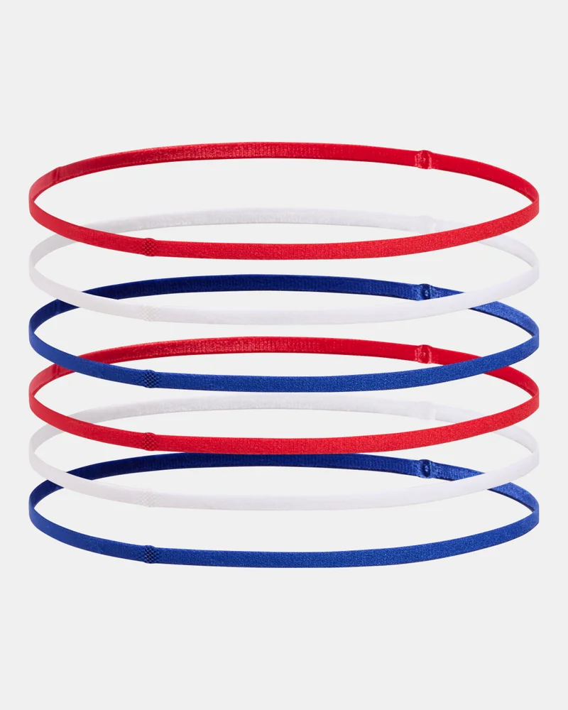 UNDER ARMOUR Women's Mini Elastic Headbands (6 Pieces)