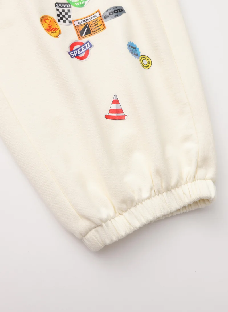 Balabala Off White Kids Boys Knitted trousers for Men | Best Price UAE