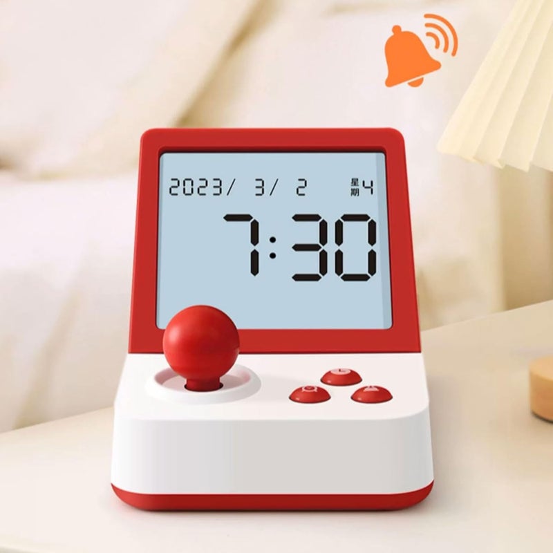 Time Manager, 2 in 1 Digital Visual Timer with LCD Screen, 99 Minutes Silent Countdown Timer with Alarm Color for Kids or Adults,Time Management Tool for Study, Working, Cooking Countdown Reminder(Yel - Image 3