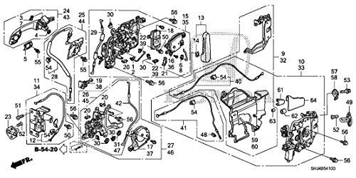 Honda Genuine Honda 72610-SHJ-A22 Right Slide Door (Power) Latch Assembly - Image 4