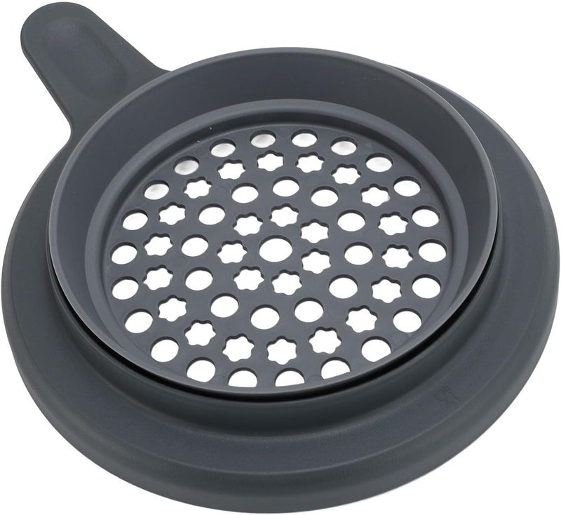 Food Processor Dough Sieve, and Efficient Easy Sifting Mixer Bowl Flour Sieve with Lid for Cooking - Image 5