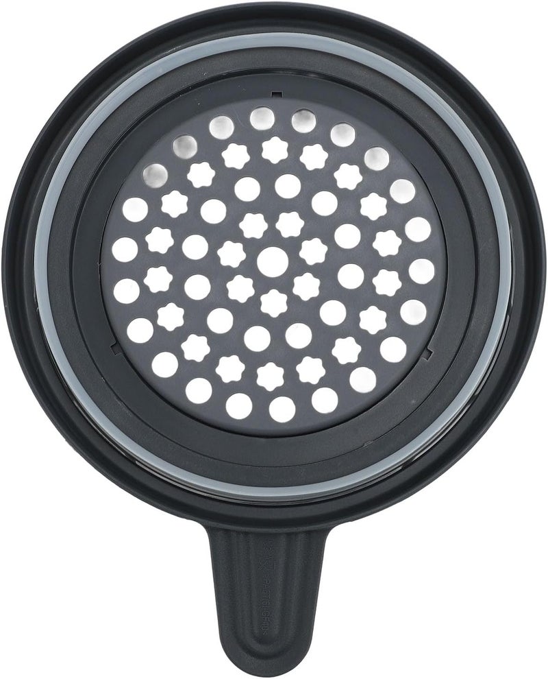 Food Processor Dough Sieve, and Efficient Easy Sifting Mixer Bowl Flour Sieve with Lid for Cooking - Image 4