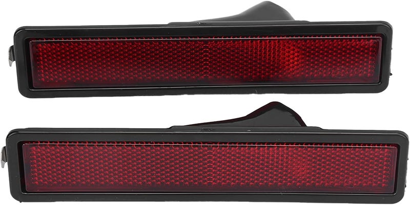 Pair Turn Lamp Side Marker Light Shell Cover 63141377849 Replacement for E30 E32 E34 318i 325i 525i 735i (Red) - Image 1