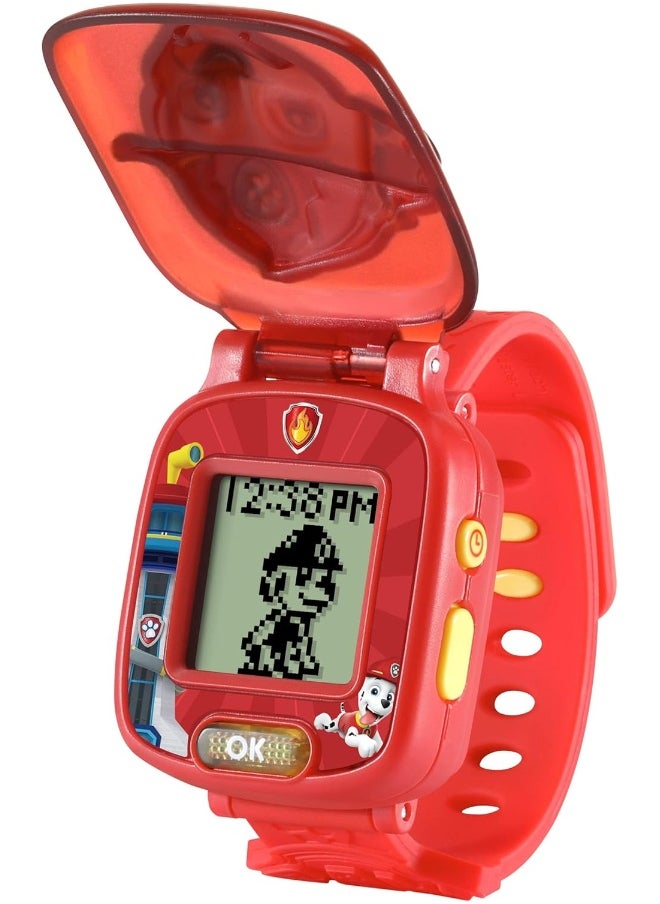vtech Paw Patrol: Learning Watch Marshall | Interactive & Educational Learning Clock Toy | Suitable For Boys & Girls 3, 4, 5, 6 Years | Red  - Image 4