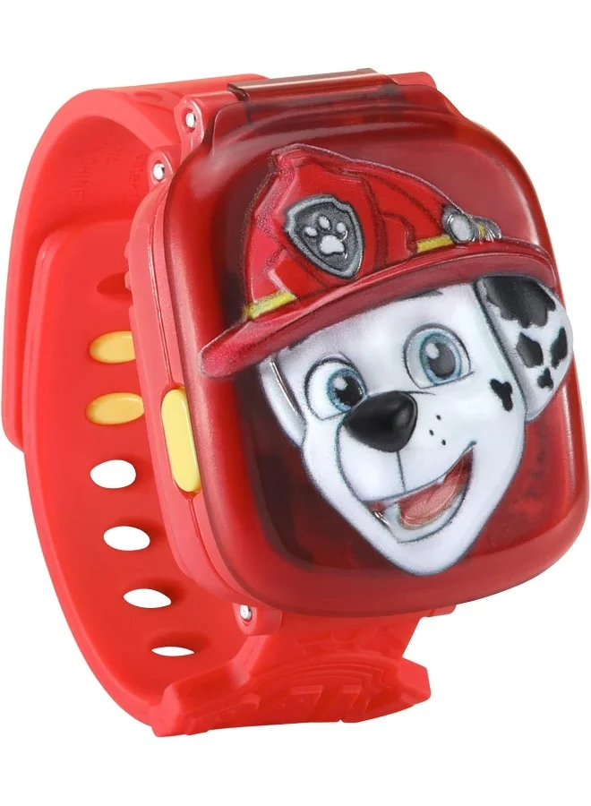 vtech Paw Patrol: Learning Watch Marshall | Interactive & Educational Learning Clock Toy | Suitable For Boys & Girls 3, 4, 5, 6 Years | Red