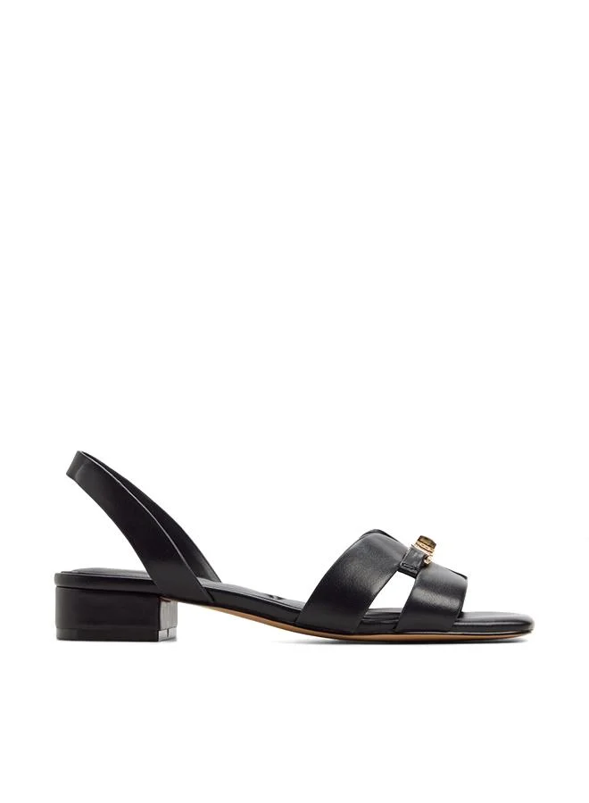 Javamina Ladies Black Heeled Sandals