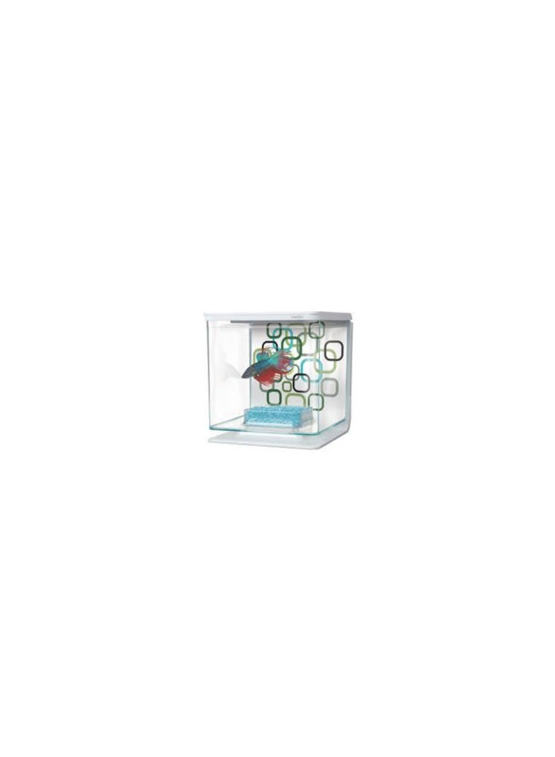 MARINA, BETTA KIT BOY FIREWORKS WHITE, Fish Aquarium - 2L - Image 1