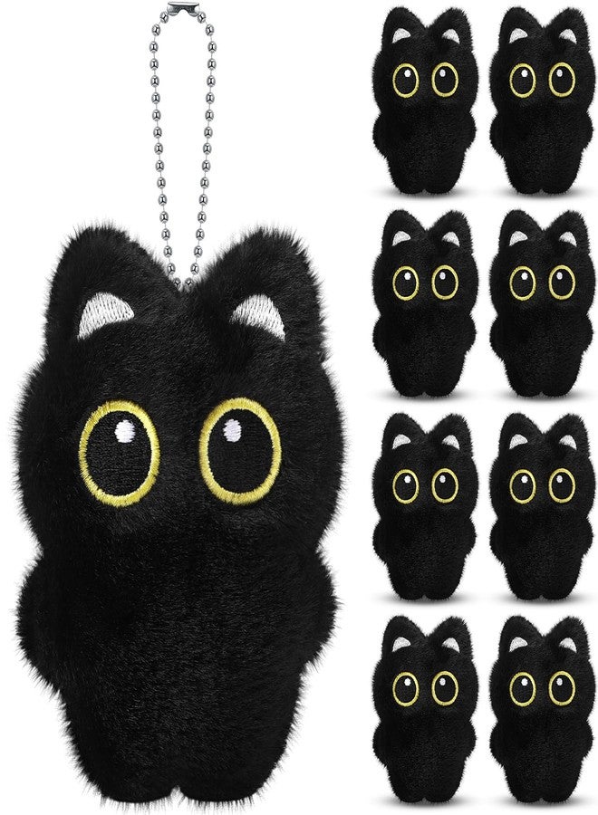 Zomiboo 9 Pcs Cat Stuffed Animals Bulk Mini Plush Cat Pig Stuffed Kitten Soft Doll Piggy Plush Toys Ornament for DIY Keychain Halloween Classroom School Pet Animals Party Favors (Adorable Style) - Image 1