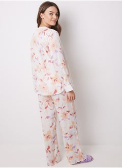 women'secret Long Viscose Flower Shirt Pajamas  - Image 5